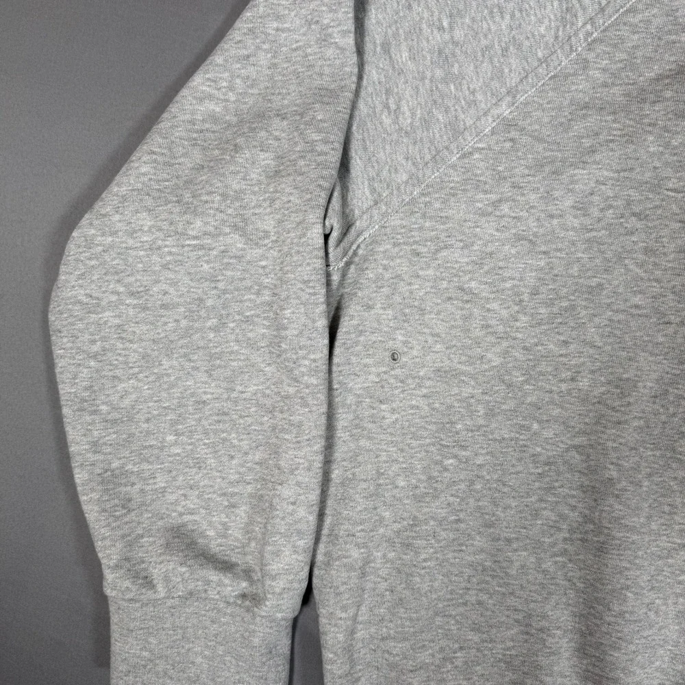 Nike Dri Fit Crewneck Sweatshirt Mens XL Gray Swoosh Athletic Pullover‎